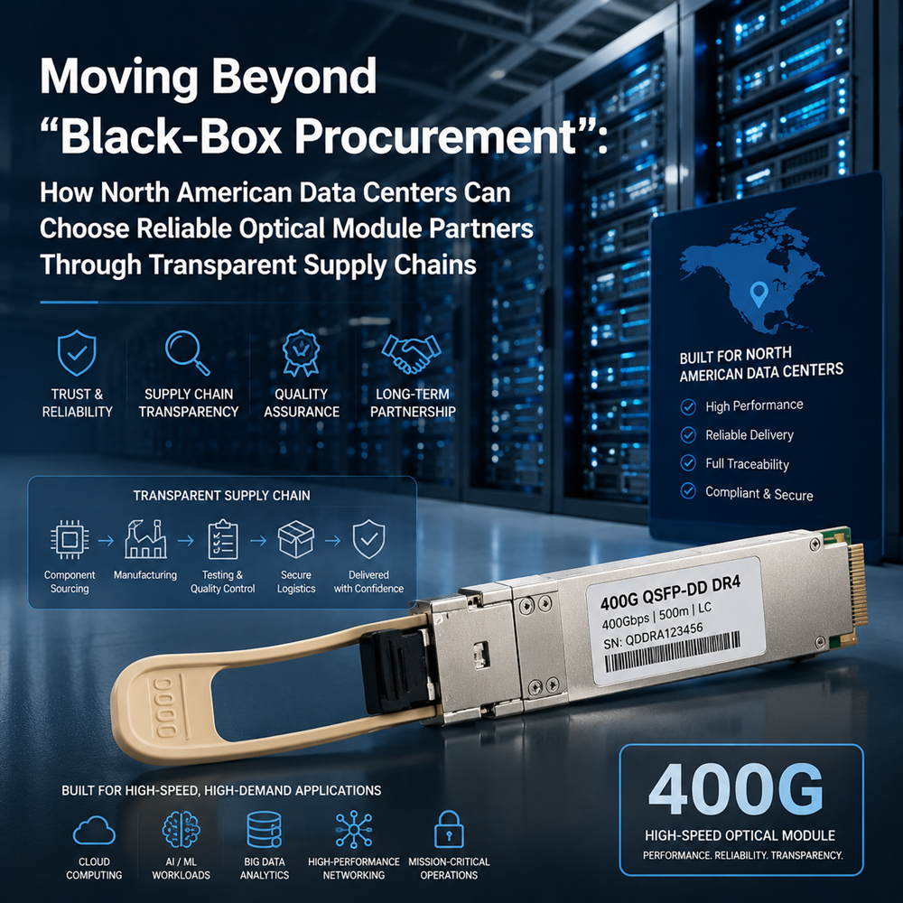 Moving Beyond "Black‑Box Procurement": How North American Data Centers Can Choose Reliable Optical Module Partners Through Transparent Supply Chains