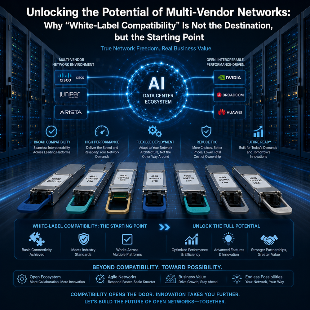 Unlocking the Potential of Multi-Vendor Networks: Why "White-Label Compatibility" Is Not the Destination, but the Starting Point