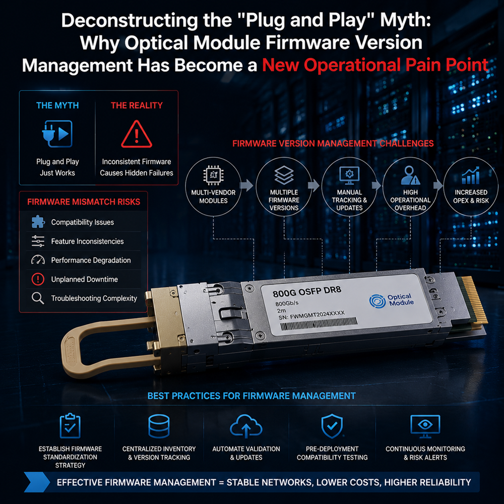 Deconstructing the "Plug and Play" Myth: Why Optical Module Firmware Version Management Has Become a New Operational Pain Point