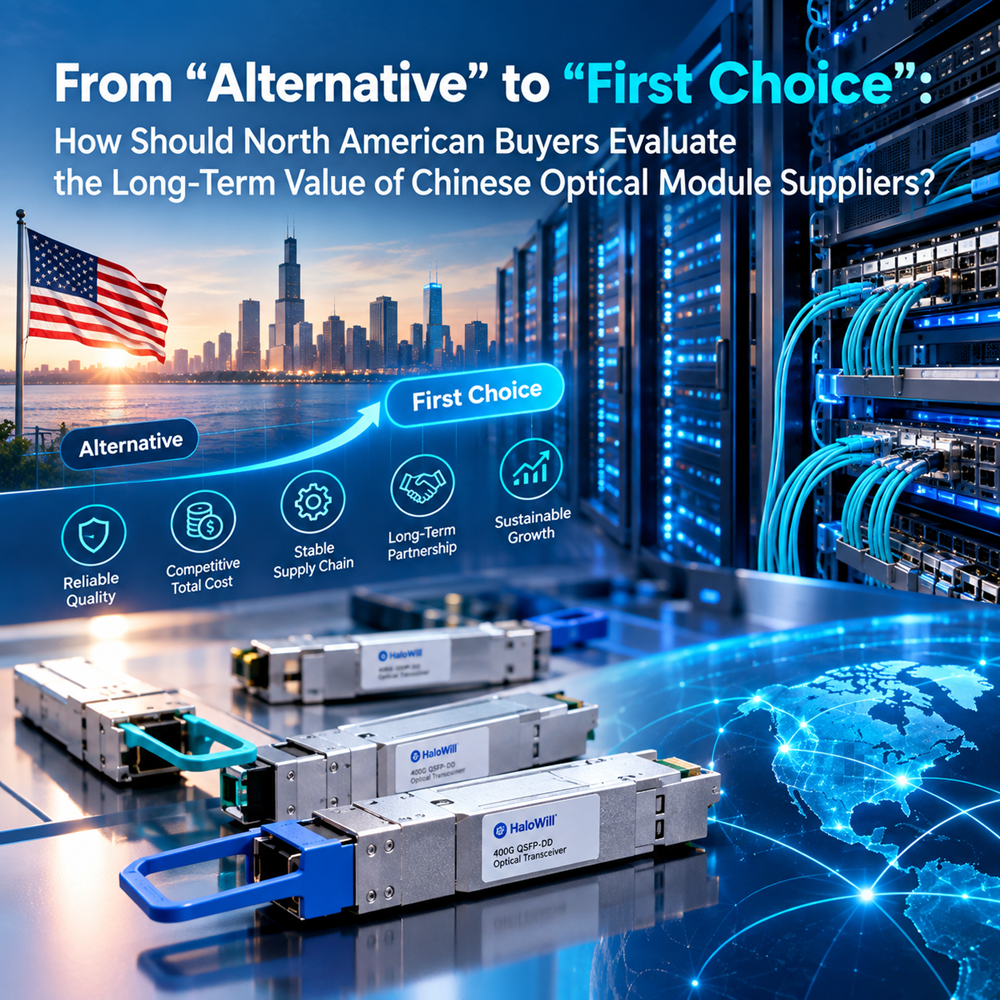 From “Alternative” to “First Choice”: How Should North American Buyers Evaluate the Long-Term Value of Chinese Optical Module Suppliers?