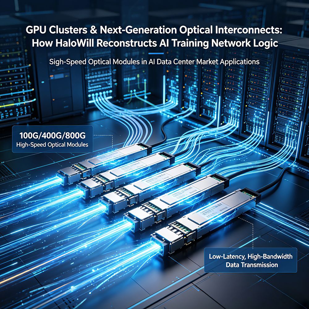 When GPU Clusters Meet Next-Generation Optical Interconnects — How HaloWill Reconstructs the Underlying Logic of AI Training Networks