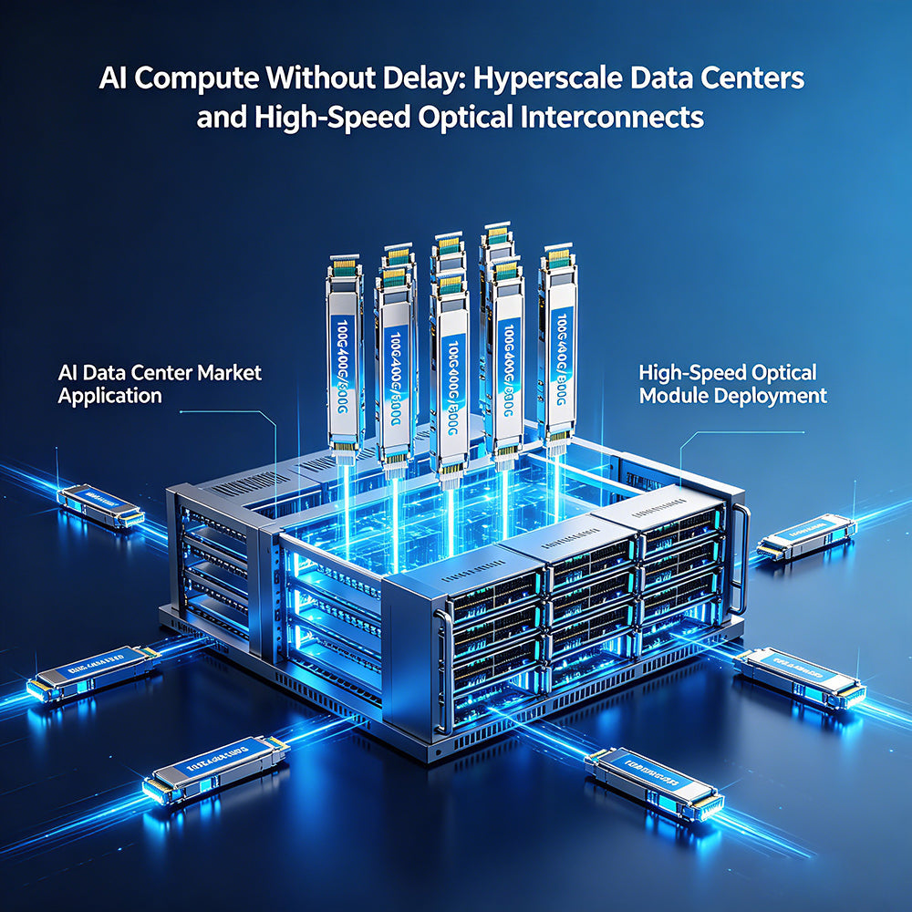 When AI Compute Won't Wait — How Hyperscale Data Centers Are Rewriting the Rules with High-Speed Optical Interconnects