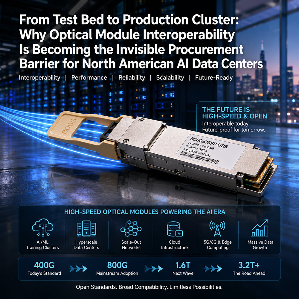 From Test Bed to Production Cluster: Why Optical Module Interoperability Is Becoming the Invisible Procurement Barrier for North American AI Data Centers