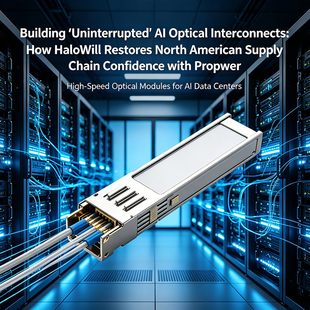 Building "Uninterrupted" AI Optical Interconnects: How HaloWill Restores North American Supply Chain Confidence with Proprietary Silicon Photonics
