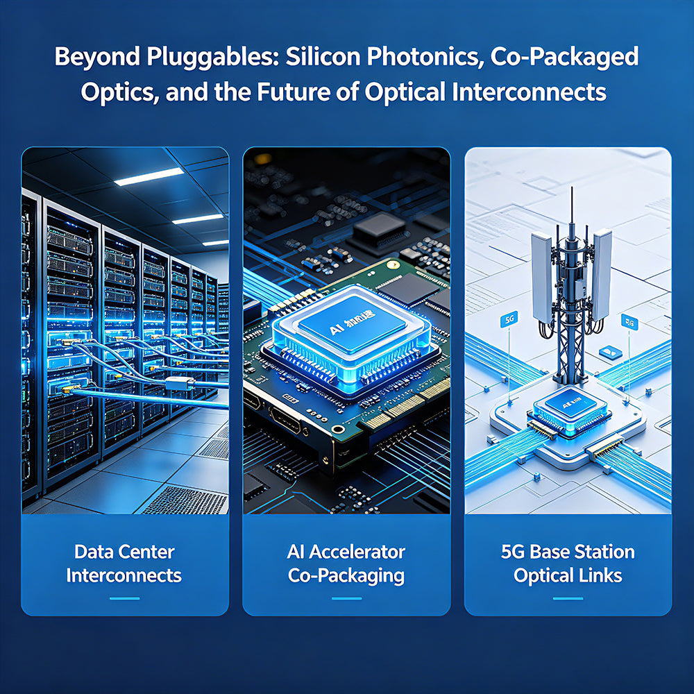 Beyond Pluggables: Silicon Photonics, Co-Packaged Optics, and the Future of Optical Interconnects