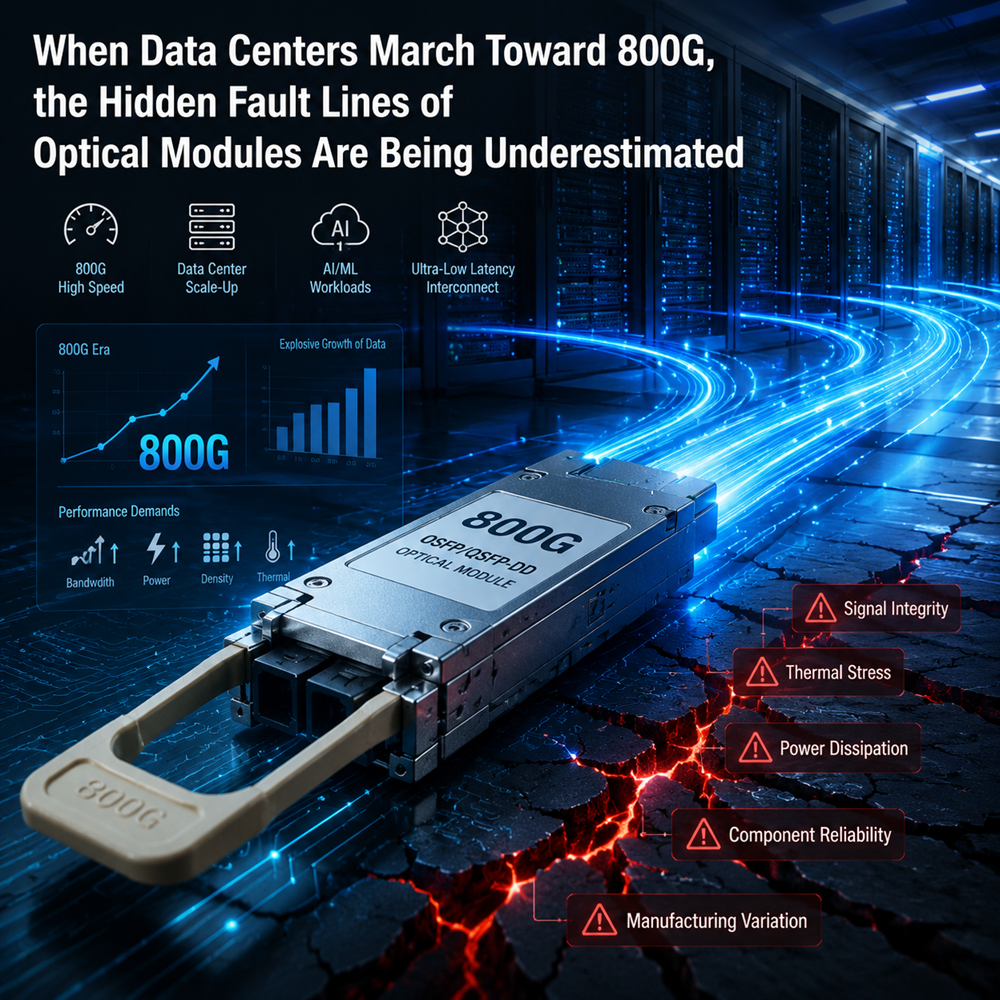 When Data Centers March Toward 800G, the Hidden Fault Lines of Optical Modules Are Being Underestimated