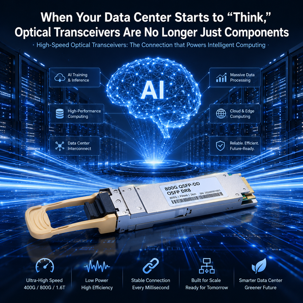 When Your Data Center Starts to“Think,” Optical Transceivers Are No Longer Just Components