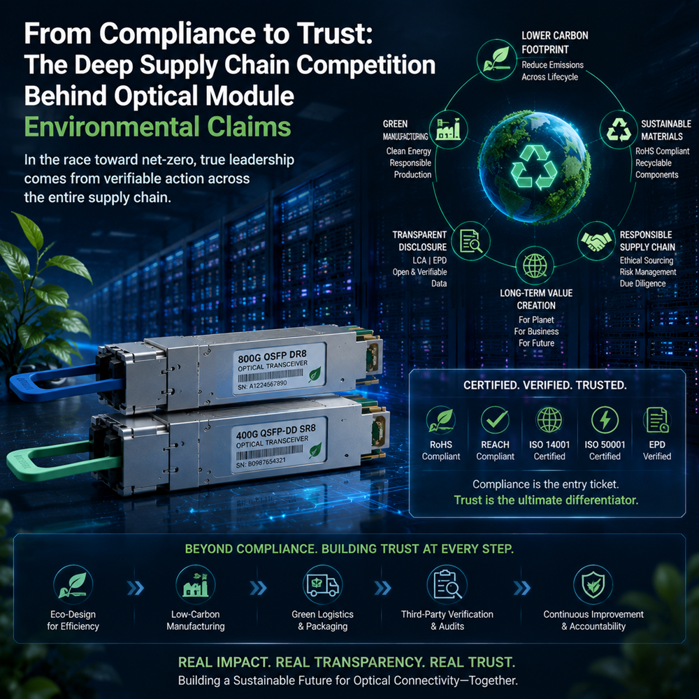 From Compliance to Trust: The Deep Supply Chain Competition Behind Optical Module Environmental Claims