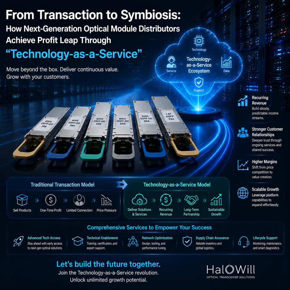 From Transaction to Symbiosis: How Next-Generation Optical Module Distributors Achieve Profit Leap Through "Technology-as-a-Service"