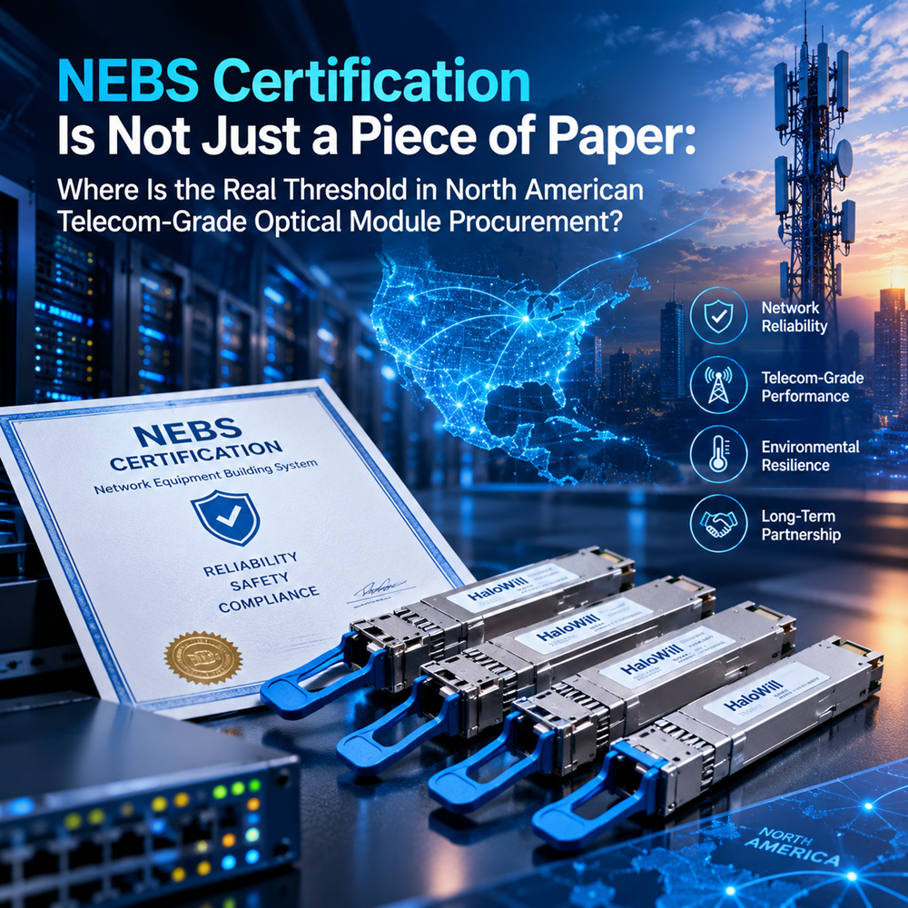 NEBS Certification Is Not Just a Piece of Paper: Where Is the Real Threshold in North American Telecom-Grade Optical Module Procurement?