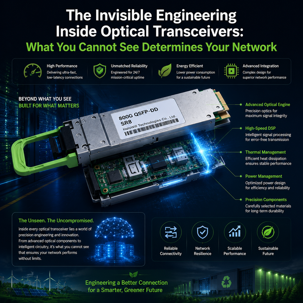 The Invisible Engineering Inside Optical Transceivers: What You Cannot See Determines Your Network