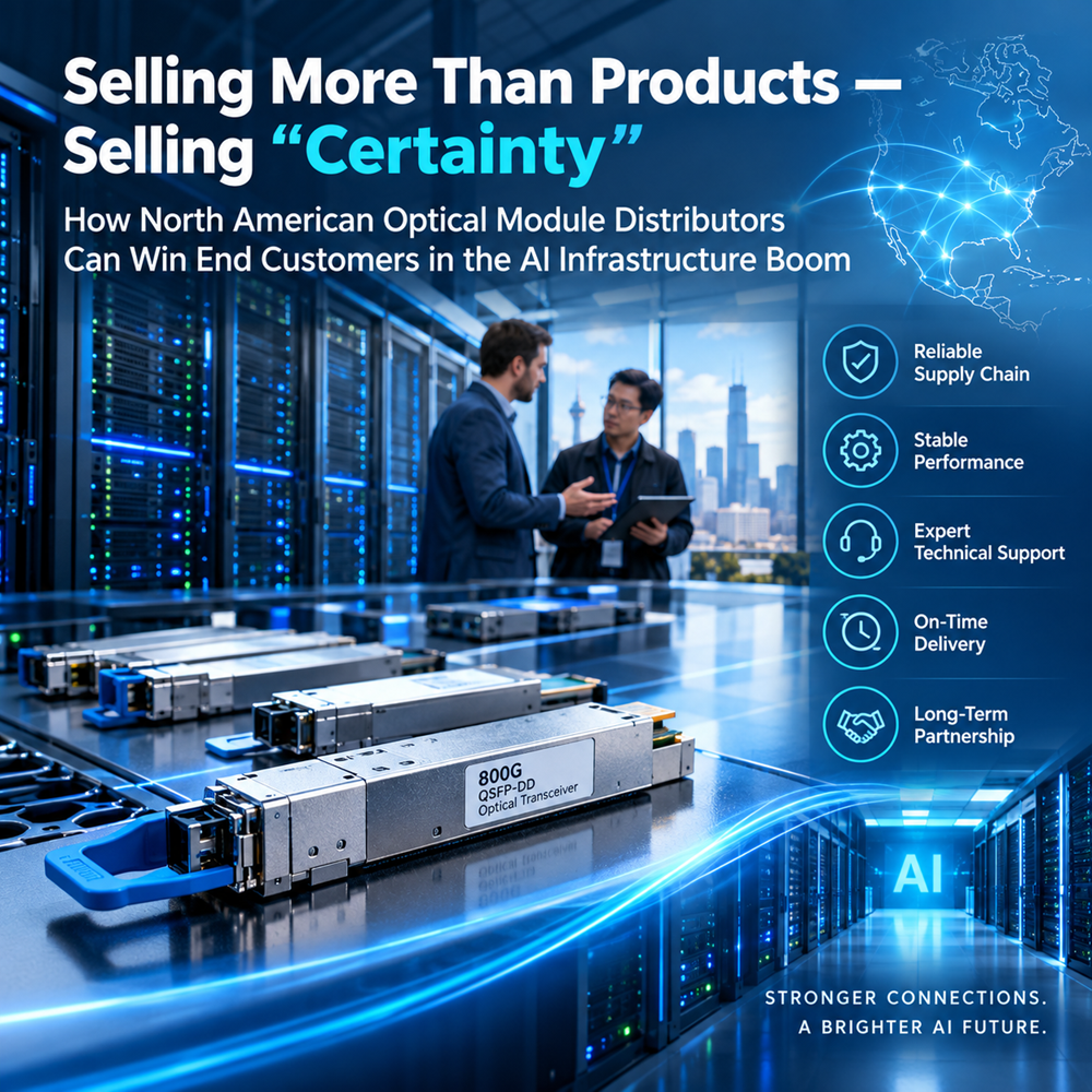 Selling More Than Products — Selling “Certainty”: How North American Optical Module Distributors Can Win End Customers in the AI Infrastructure Boom
