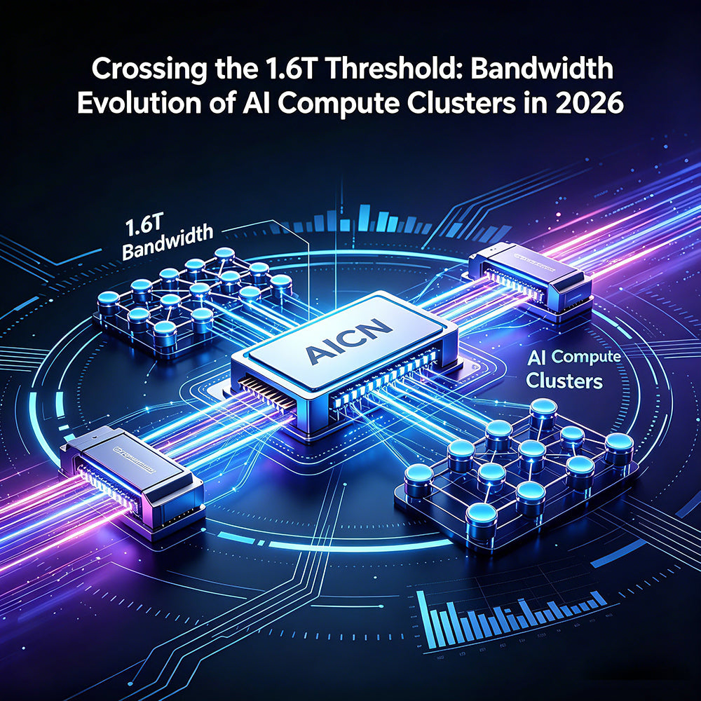 Crossing the 1.6T Threshold: Bandwidth Evolution of  AI Compute Clusters in 2026