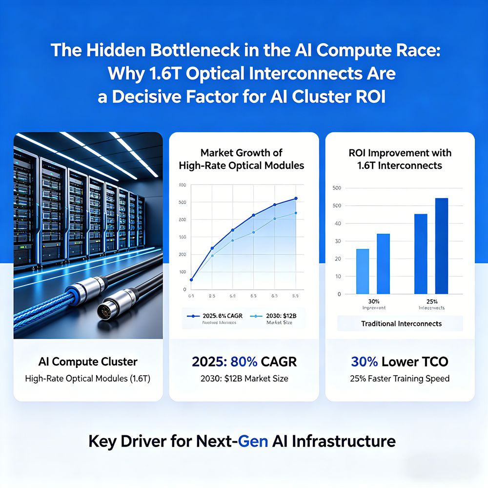 The Hidden Bottleneck in the AI Compute Race: Why 1.6T Optical Interconnects Are a Decisive Factor for AI Cluster ROI
