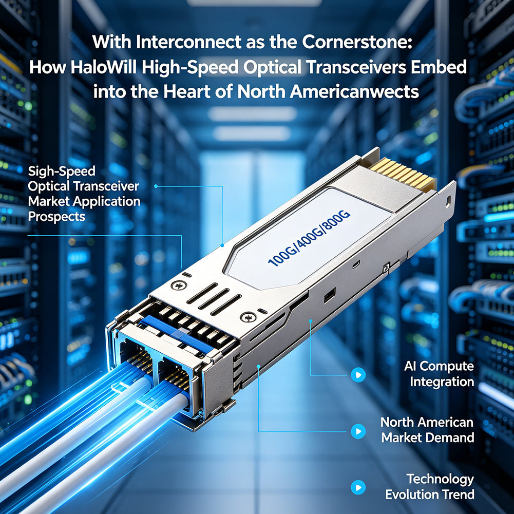With Interconnect as the Cornerstone: How HaloWill High-Speed Optical Transceivers Embed into the Heart of North American AI Compute