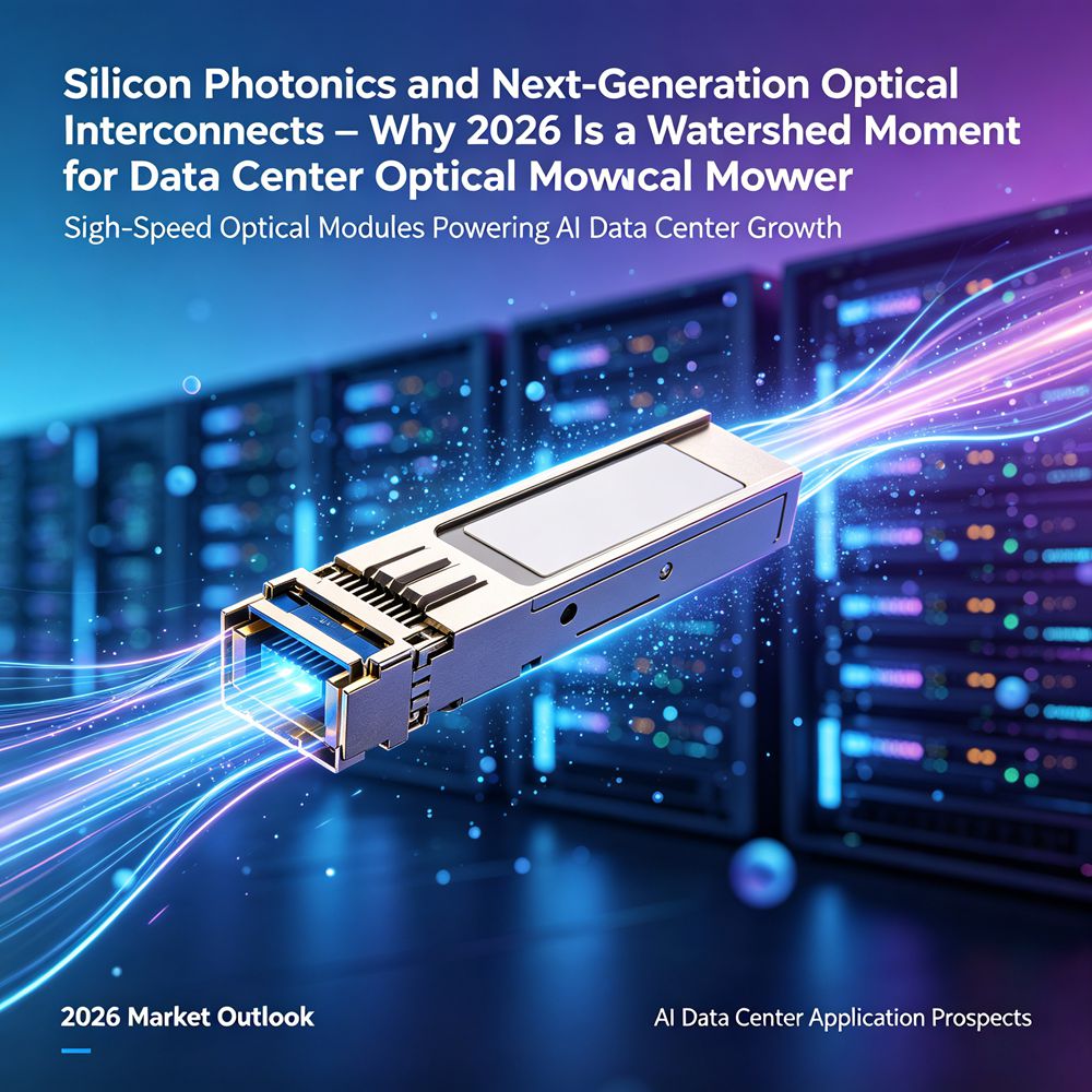 Silicon Photonics and Next-Generation Optical Interconnects — Why 2026 Is a Watershed Moment for Data Center Optical Modules