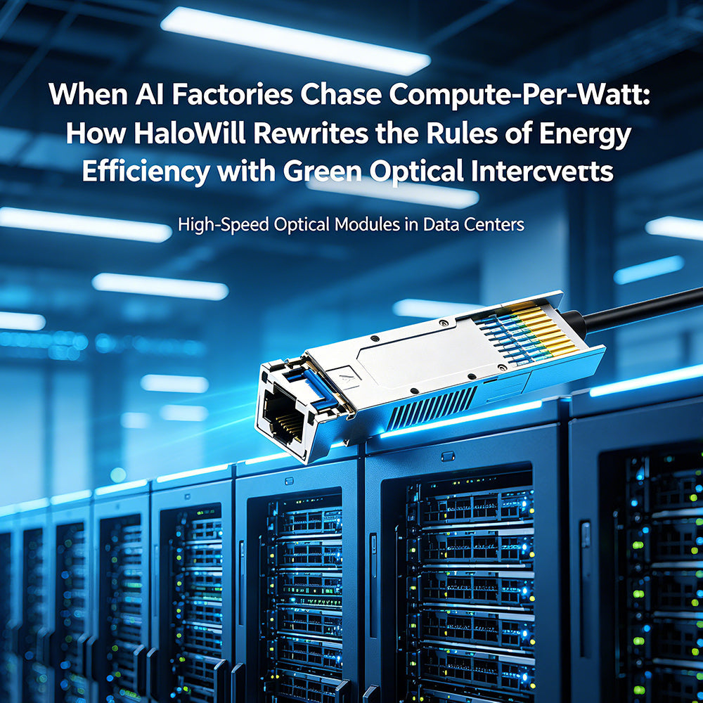 When AI Factories Chase Compute-Per-Watt: How HaloWill Rewrites the Rules of Energy Efficiency with Green Optical Interconnects