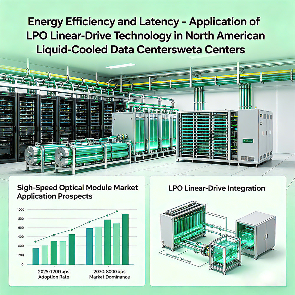 Energy Efficiency and Latency – Application of LPO Linear-Drive Technology in North American Liquid-Cooled Data Centers